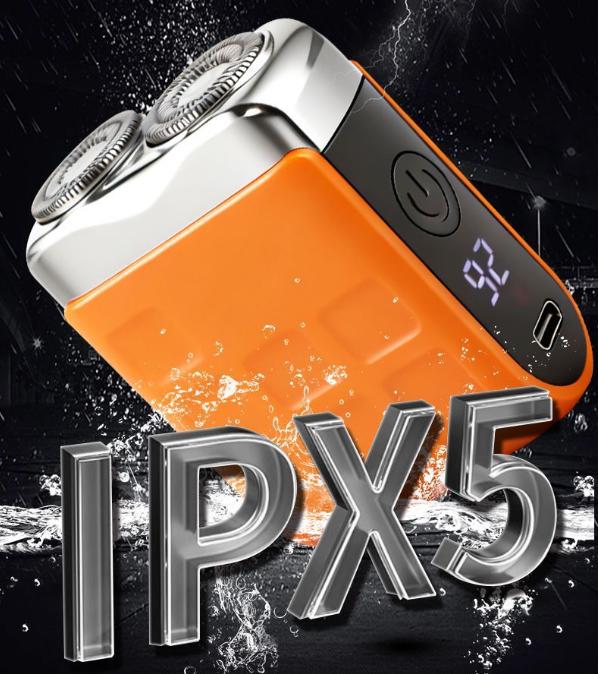 Новая мужская полностью автоматическая электрическая бритва с перезаряжаемой беспроводной конструкцией, водосмываемая умная головка бритвы