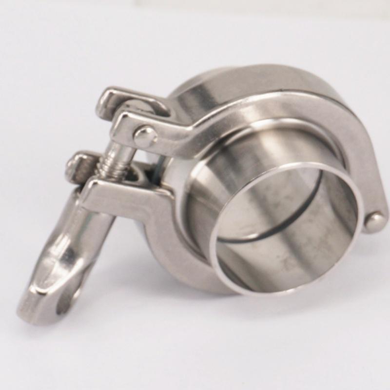Exhaust V Band Clamp Flange Kit Auto Parts Stainless Steel For Turbo Exhaust Pipes V-Band Clamp Kit
