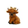 Resin Rooster Statue Cute Animal Sculpture Crafts Cow Ornament  Cabinet