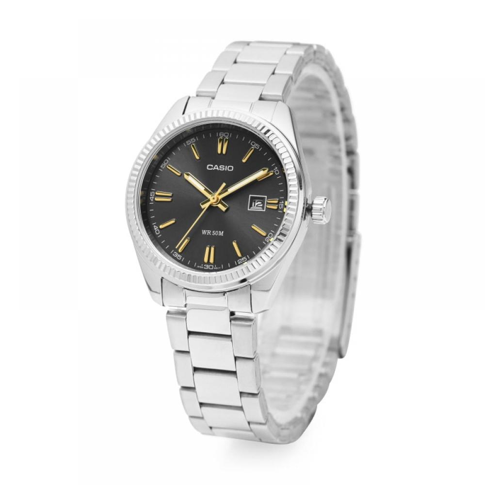 Casio Ltp 1302d 1a2vdf  Ltp 1302d 1a2  Аналоговые Суббота Студентка Женские Металлические Часы