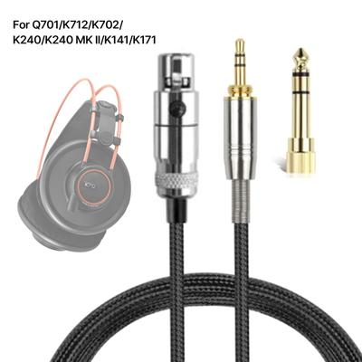 Универсальный кабель 3,5 мм на MINI XLR3Pin для наушников K240/K240 MKII/K141/K171 для стабильного и чистого качества звука