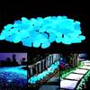 100/500pcs Glow In The Dark Pebbles, Resin Luminous Stones For Landscape, Garden Paths, Potted Plants, Parks, Aquarium Decor,