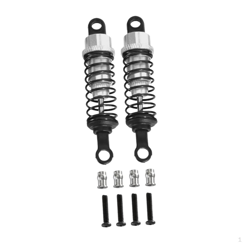 2 Pieces Hydraulic Shock Absorbers for RC Car 1/12 1/16 Replacement Upgrade Dampers Set Shocks