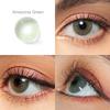 FreshGo Soft Color Contact Lens Gray Coloured Contact Lenses for Eyes Cosmetic Beautiy Pupils 1 Pair Yearly Contact Lenses