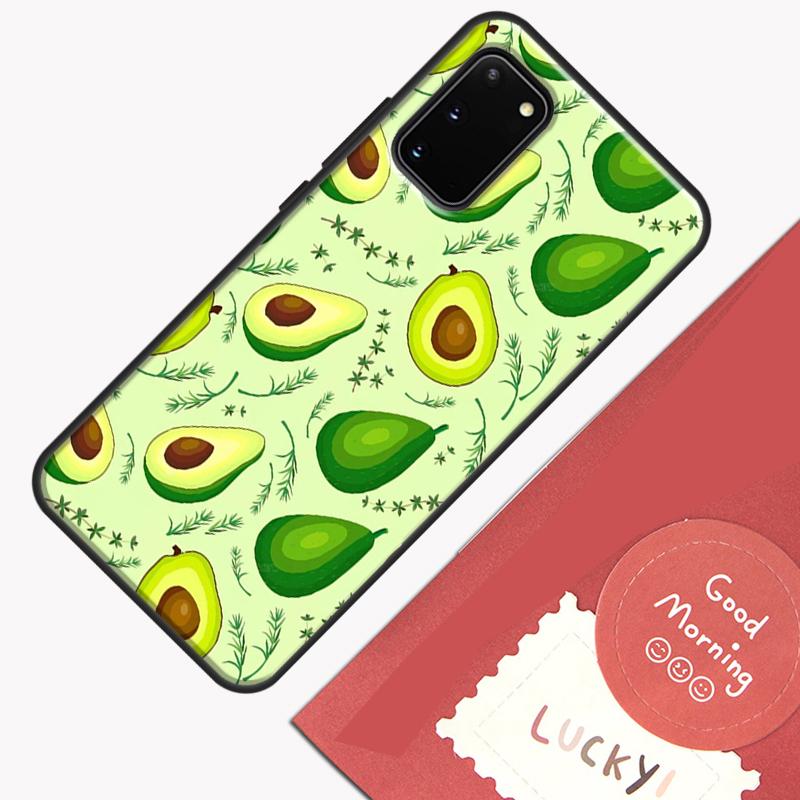 Чехол для телефона с рисунком авокадо для Samsung Galaxy S25 S26 Ultra S20 S21 S22 S23 S24 Plus S9 S10 S25 FE Защитный корпус