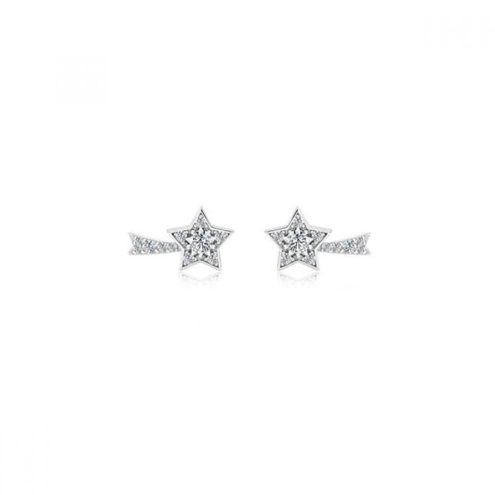 Iceball Etoile Shooting Star Earring