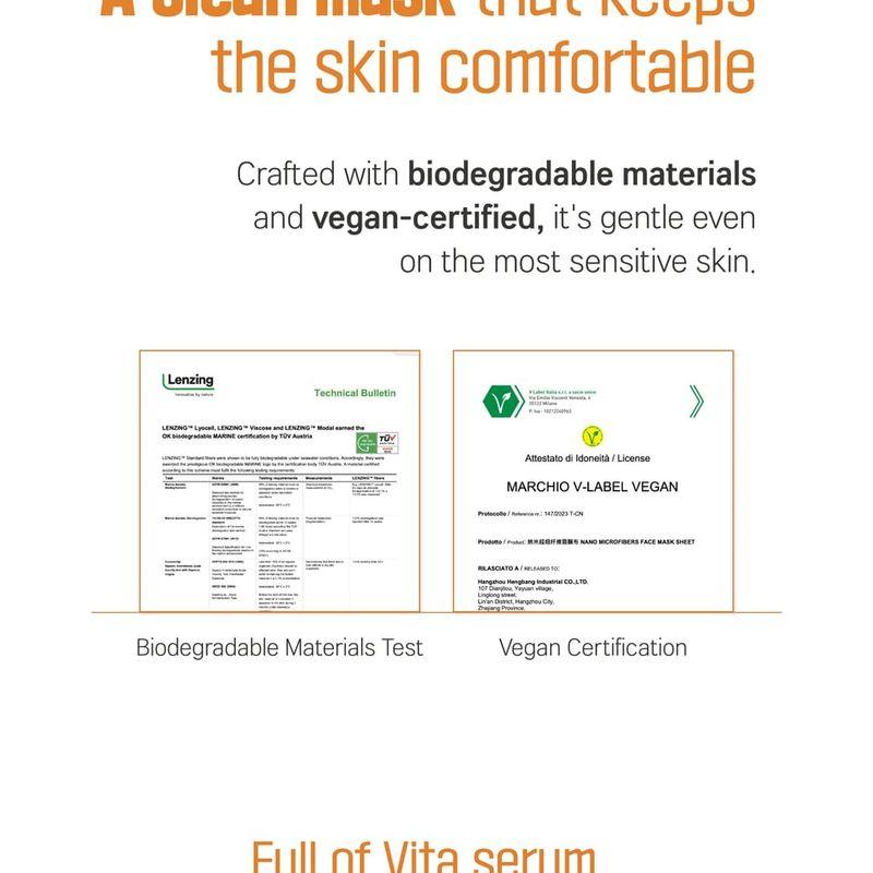 ROUND LAB Набор масок-сывороток Vita Niacinamide для борьбы с темными пятнами