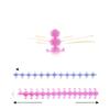 1pc Caterpillars Sensory Toy Stress Relief Stretchy String Worm Pops Fidget Therapy Anti Anxiety Fidget for Teenagers Adults
