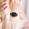 POEDAGAR Top Exquisite Ladies Wristwatch Waterproof Mesh Stainless Steel High Quality Woman Watch Square Women's Quartz Watches