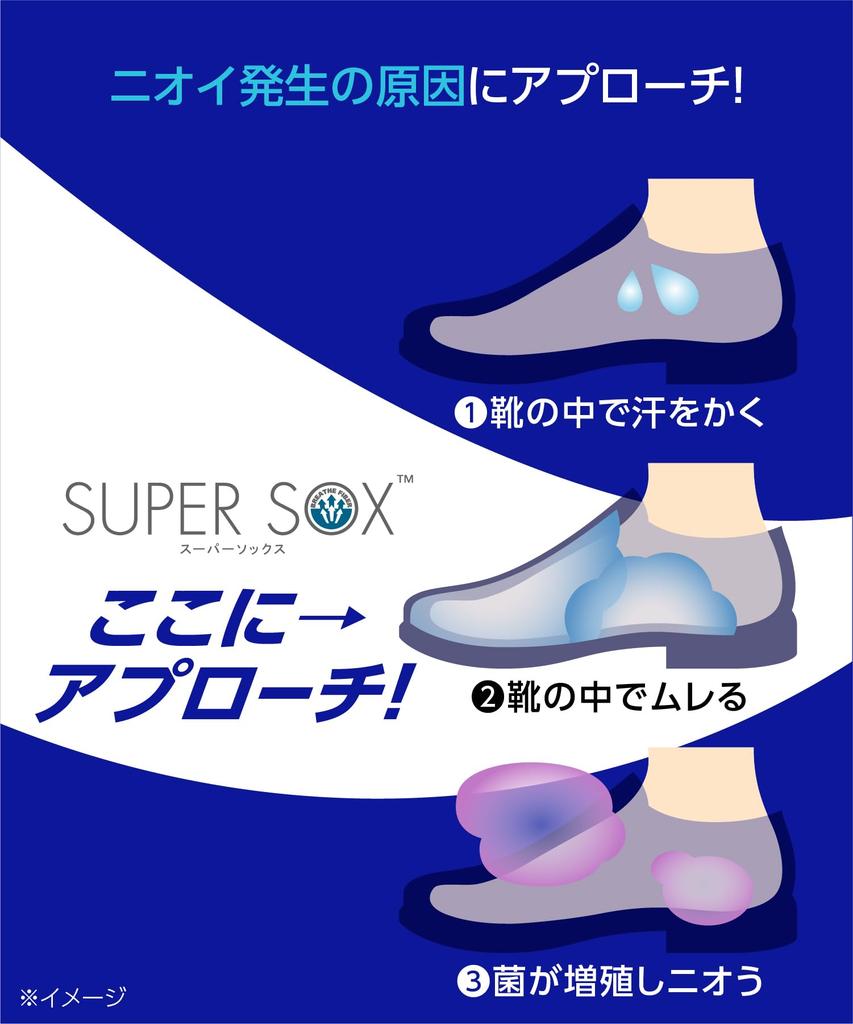 Okamoto SUPER SOX Короткие дезодорирующие Номер продукта 496800 (Супер Носки), 24-часовая защита от запаха, Длина, 14 см, Носки,