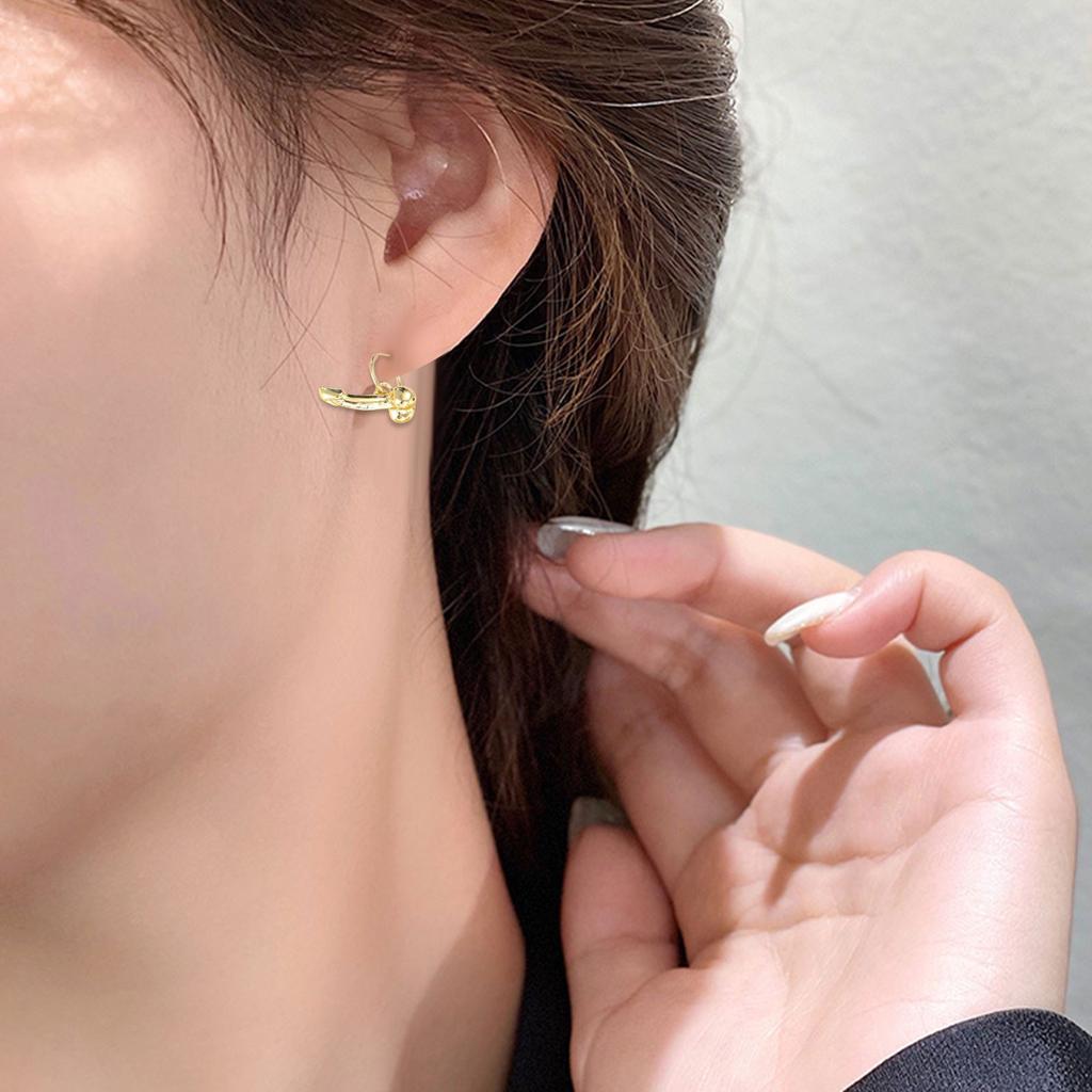 1 пара креативных забавных сережек, многофункциональные модели серег, металлические серьги-подвески