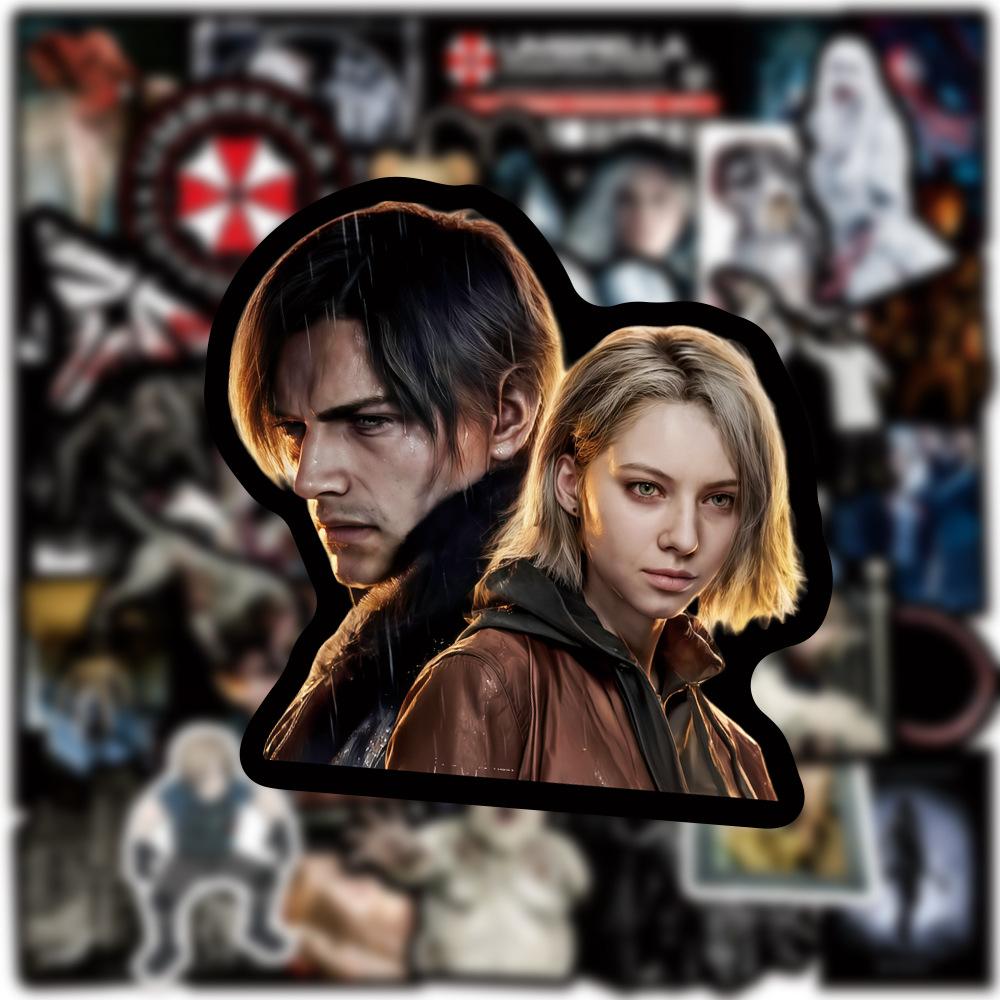10/50 шт. Наклейки Resident Evil Для Ноутбука Скрапбукинга Багажа Гитары Шлема DIY Граффити Эстетичные Наклейки Креативный Подарок