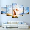 Prints Pictures Home Wall Art 5 Panel One Piece Painting Modular Animation Poster Creative On Canvas For Living Room Decoration