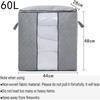 Thick Non-woven Bamboo Charcoal Color Clothing Storage Bag