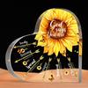 Religious Gifts for Women Christian, Inspirational Gifts with Bible Verse Plaque, Sunflower Christian Home Desk Decor Ornaments