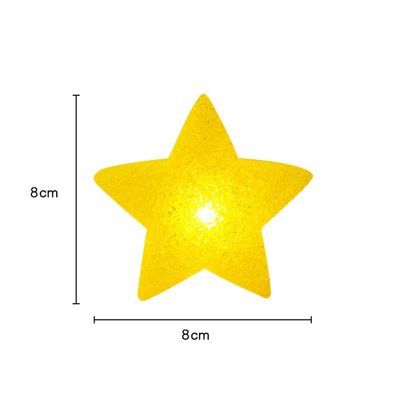 Звездный ручной светодиодный фонарик Пластиковый ночник в форме звезды Противоскользящая лента Фонарь для танцевального выступления Сценический фотореквизит