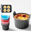 Silicone Air Fryer Mold Oil-Free Fryer Tray Muffin Cup Mold Oven Cake Mold Egg Tart Mold Air Fryer Accessories