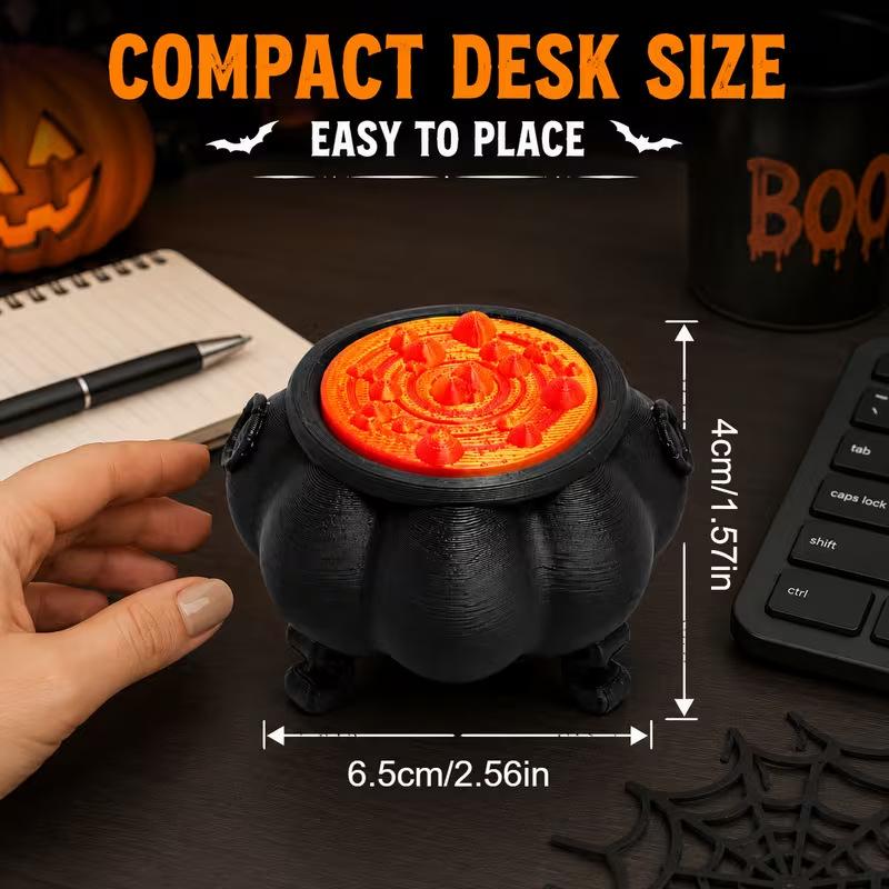 Halloween pumpkin decompression desktop ornament, home and office desktop decoration, scary Halloween desktop decoration gift