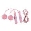 Cordless Jump Rope Portable Weighted Ropeless Skipping Rope for Training Fitness Exercise Pink