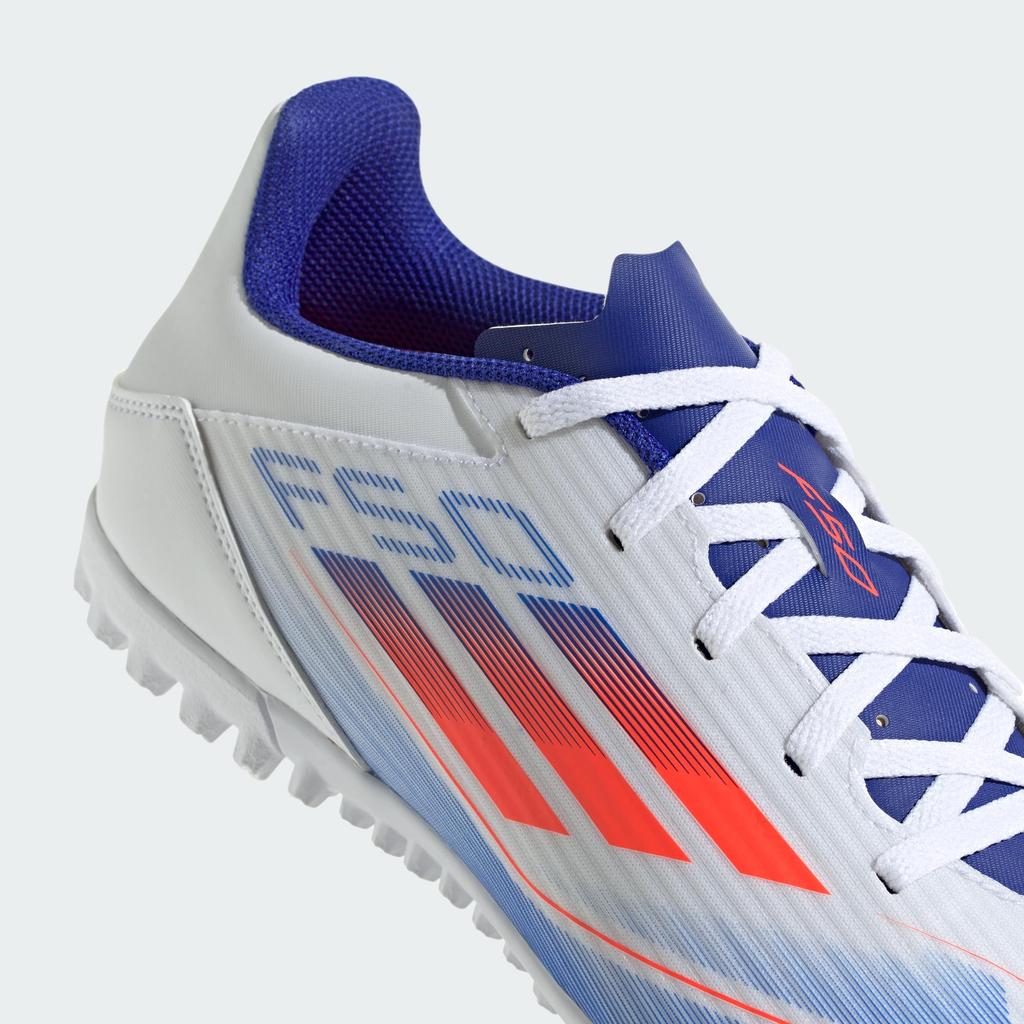 Футзальные кроссовки Adidas F50 Club TF Унисекс Взрослые NIR11 Обувь Синий Размер см Белый/Солнечно-красный/Яркий (IF1348) 26,0
