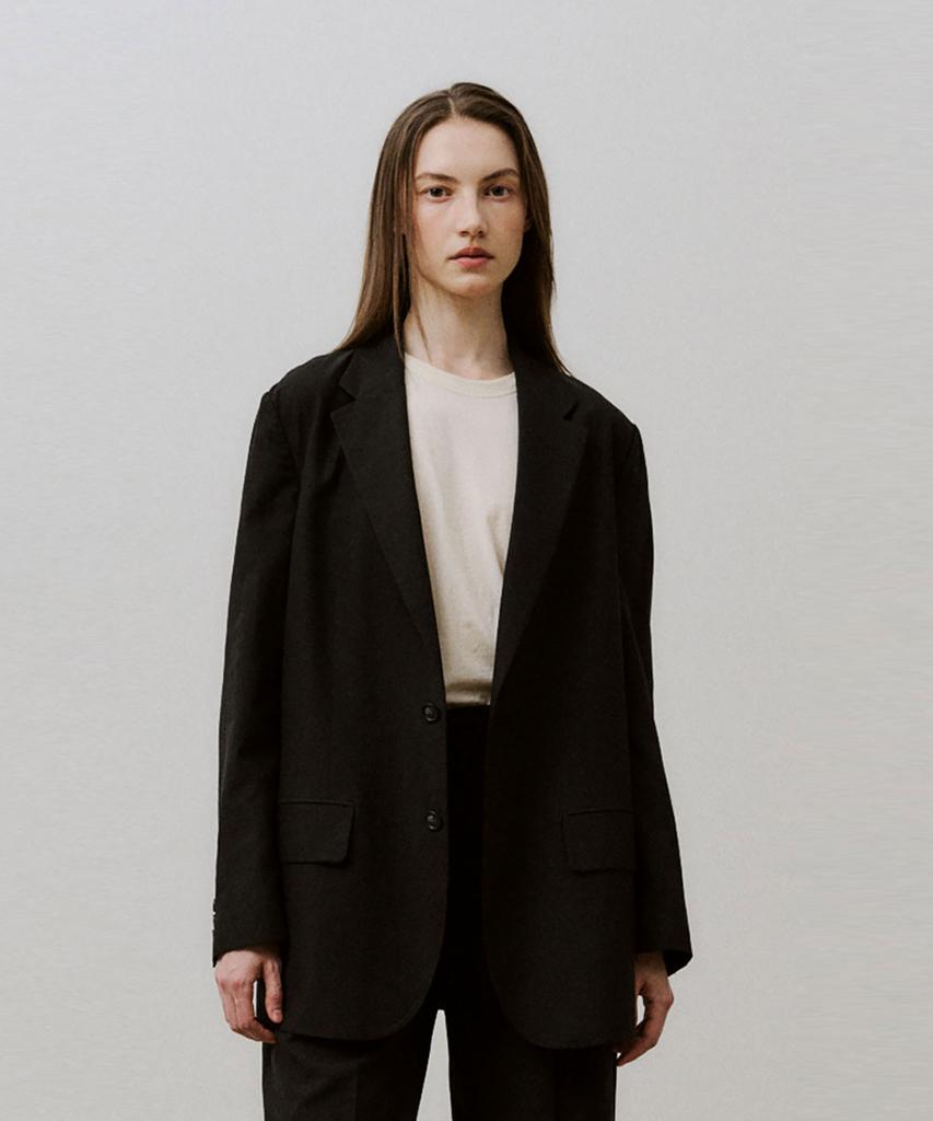 Vis A Vis Tencel Linen Jacket (Black)