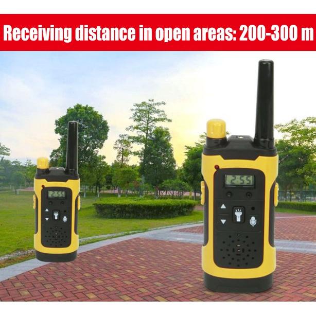 2 шт., рация с дистанционным управлением, радио двойного назначения, электронные портативные детские игрушки для девочек и мальчиков, походы, походы, подарки на день рождения, Рождество [со светодиодной подсветкой]