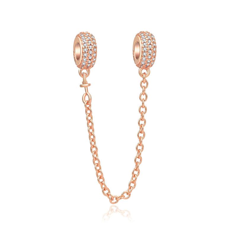 Новые изысканные розово-золотые белые розовые клипсы Dasiy Ocean Summer Charms подходят к оригинальному браслету с покрытием из стерлингового серебра 925 пробы для женщин, ювелирные изделия