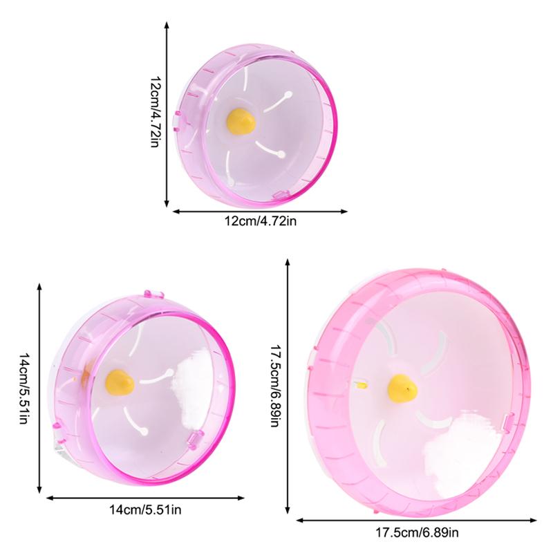 1Pc Silent Waterproof Hamster Running Disc Rotating Jogging Wheel For Golden Bear Guinea Pig Pet