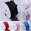1 Roll Flower Clothing Sewing DIY Wedding Dress Pearl Embroidered Ribbon Lace