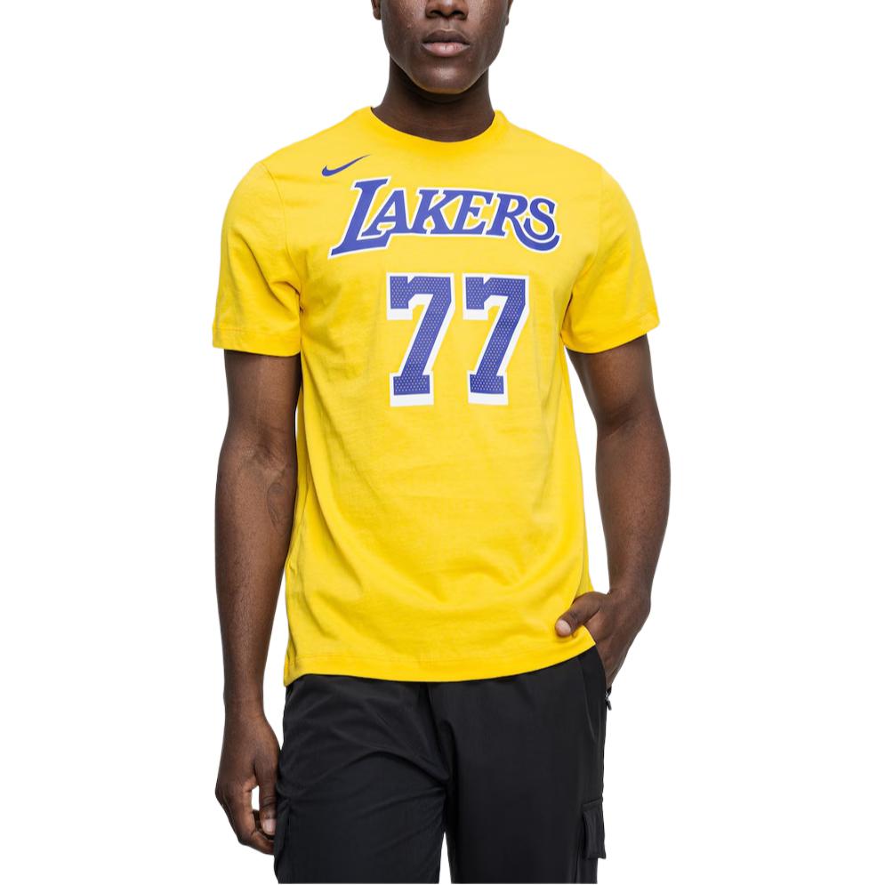 Nike Мужская футболка с коротким рукавом и круглым вырезом с буквой NBA tops DR6380-733