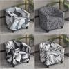 Geometric Sofa Cover Single Seat Couch Slipcovers For Living Room Stretch Spandex Washable Armchair Covers Furniture Protector