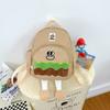 Minimalist Shoulder Twin Bag For Kids Unique Niche Design Cute Backpack Unisex
