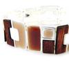 [H0856] - Wooden Brown 'Bora Bora' Designer Bracelet