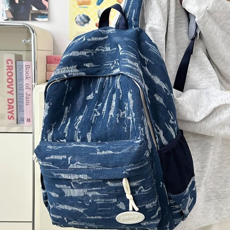 Schoolbag1011 new girl versatile high value cute schoolbag soft girl ins high school students large capacity backpack