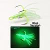 5pcs Four Hooks Squid Bait Hooks Night Light Octopus Jig Hooks  Saltwater Fishing