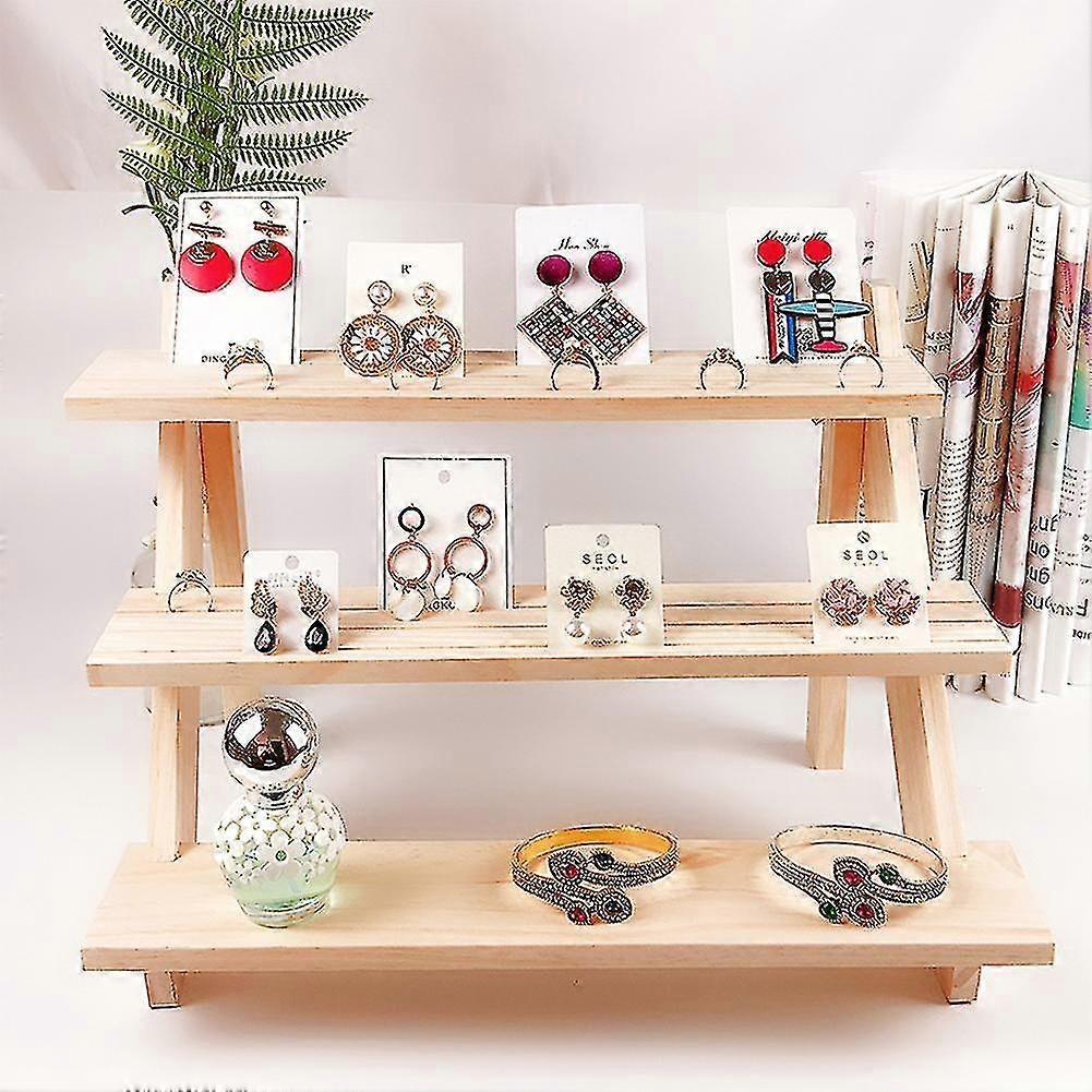 Wooden Earring Ring Holder Stand Jewelry Holder
