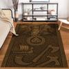 Mystical Norse Design Rug Non-slip rug suitable for living room and bedroom sofas