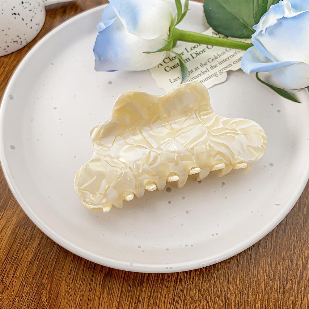 Заколка для волос в форме облака, однотонная черепаховая заколка для волос, когти для путешествий