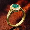 2026 New High-end Light Luxury Noblewoman Ring, Women's  Feeling, Oval Zircon Single  Fashionable Design Zircon