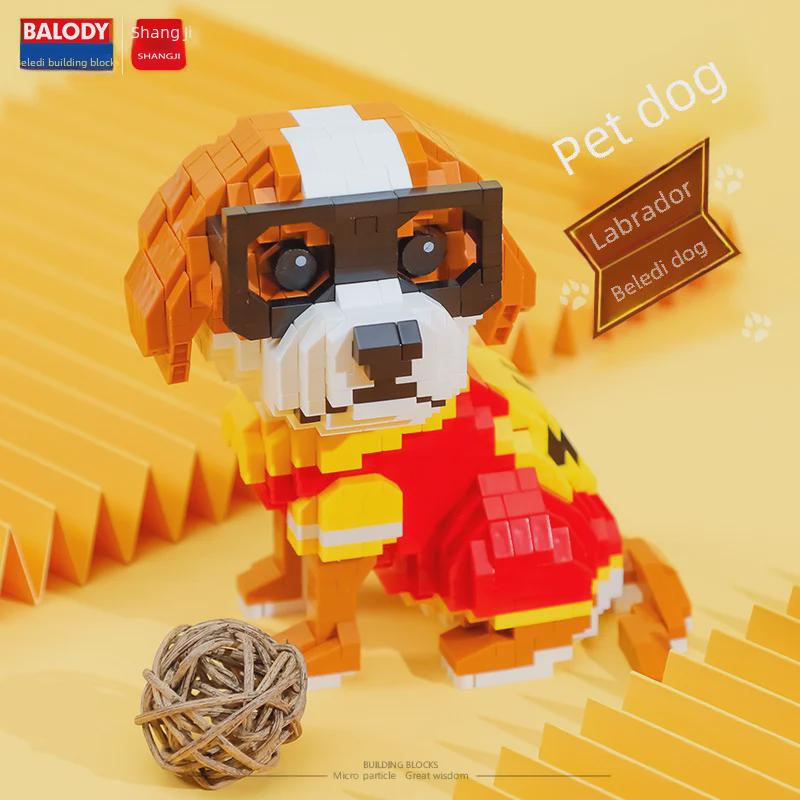 Игрушки-конструкторы Husky & Schnauzer - Милый набор для сборки собак для детей