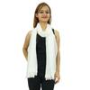 Женские шарфы из шифоновой смеси Dupatta Chunni, индийские шарфы с длинными кисточками