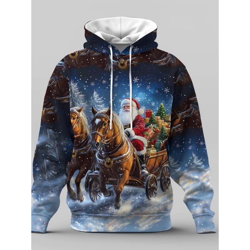 Santa Claus sweatshirt new autumn and winter fashionable casual hoodie