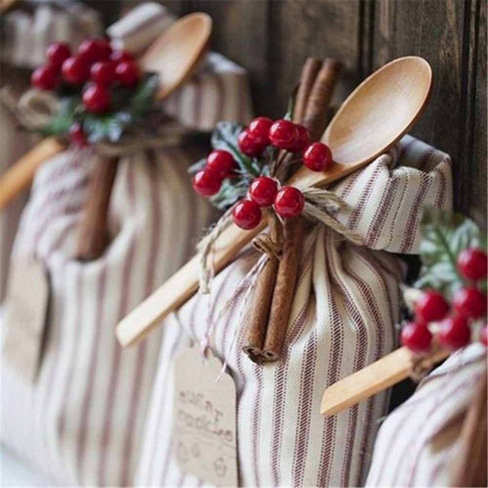Box Decorated Plastic Beautiful artificial flower artificial Cherry Christmas Decoration Fake Fruit