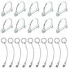 10Pcs Trailer Pin & Anti-Lost Rope Kit