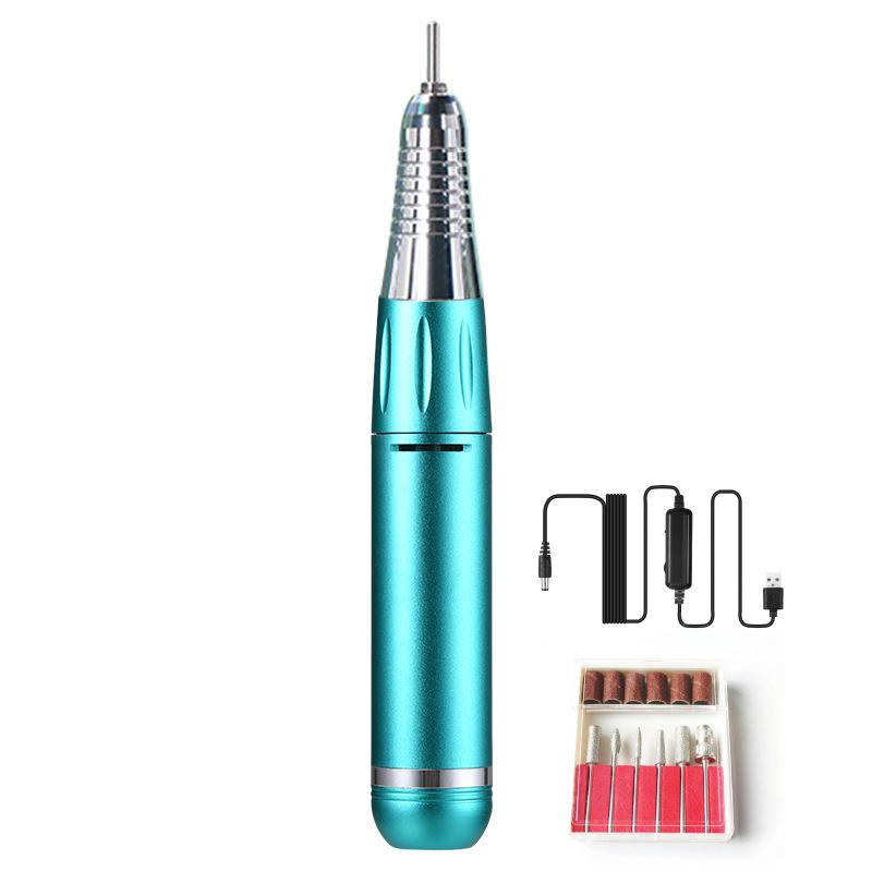 Портативная USB дрель для ногтей 35000 об/мин с дисплеем и средством для удаления кутикулы
