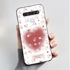 Чехол с рисунком для LG Q61 / LG K61 / LG Q70, чехол-бампер, мягкий силикон, черный корпус, милый цветочный мультяшный чехол