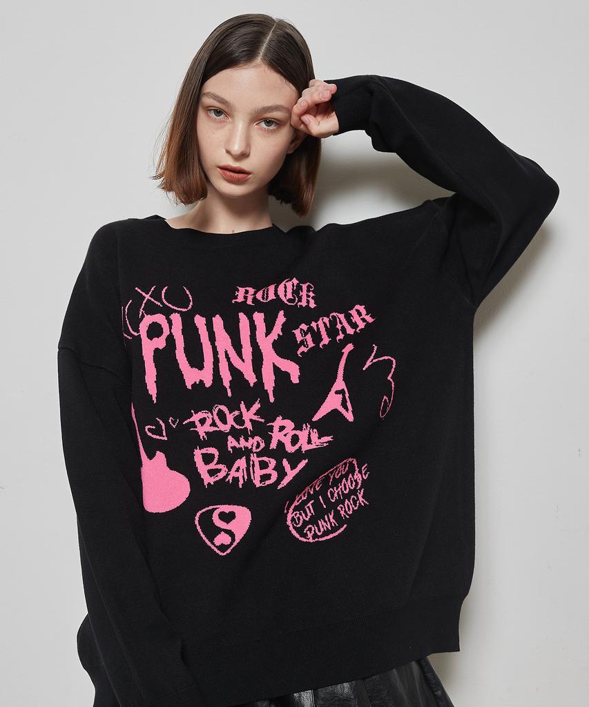 LUVISTRUE Ot Punk Knit(Black)
