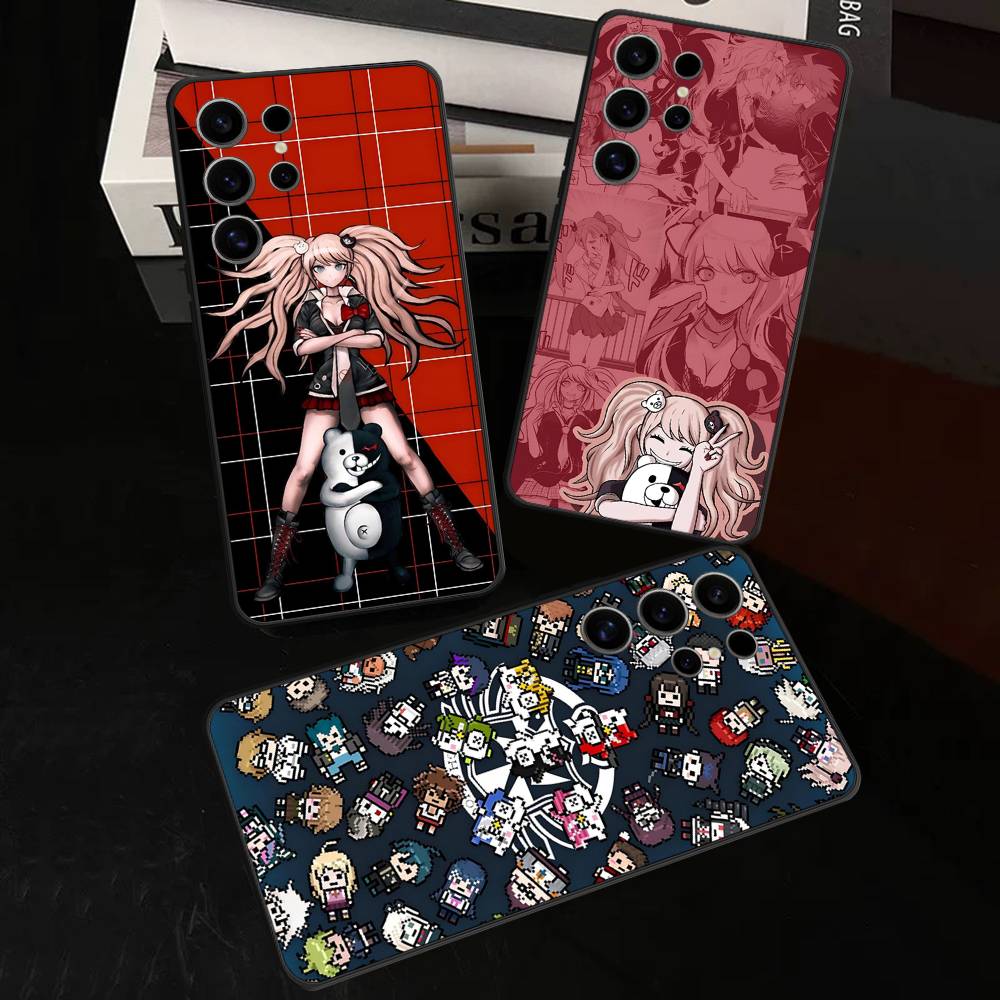 Чехол Danganronpa Junko Enoshima Monokuma для Samsung Galaxy Case S25 S23 S22 S21 S30 S20 S10 Ultra Plus FE Мягкий чехол из ТПУ