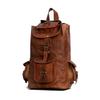 Goat Leather Bag Backpack Rucksack Vintage Genuine Laptop Travel New Men's
