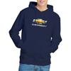 Chevrolet Unisex Adult Bowtie Stacked Hoodie